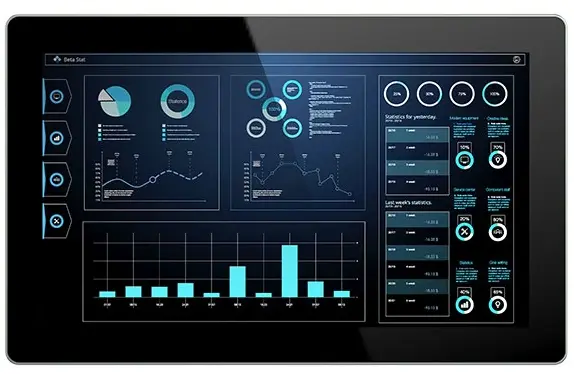Купить 15.6-дюймовый промышленный сенсорный компьютер DARVEEN DPC-8156